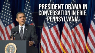 President Obama in Conversation in Erie, Pennsylvania