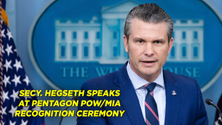 Secy. Hegseth Speaks at Pentagon POW/MIA Recognition Ceremony