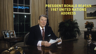 President Ronald Reagan 1987 United Nations Address