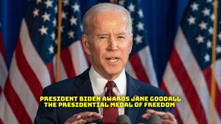 President Biden Awards Jane Goodall the Presidential Medal of Freedom