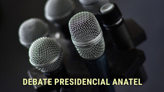 Debate presidencial Anatel 2025