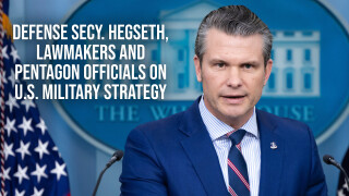 Defense Secy. Hegseth, Lawmakers and Pentagon Officials on U.S. Military Strategy