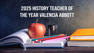 2025 History Teacher of the Year Valencia Abbott