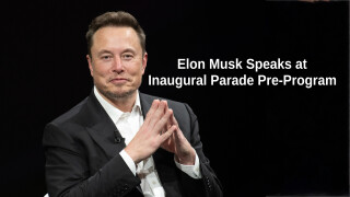 Elon Musk Speaks at Inaugural Parade Pre-Program
