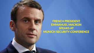 French President Emmanuel Macron Speaks at Munich Security Conference