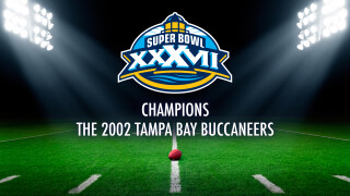 Super Bowl XXXVII Champions: 2002 Tampa Bay Buccaneers