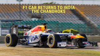F1 Car Returns to India - The Chandhoks