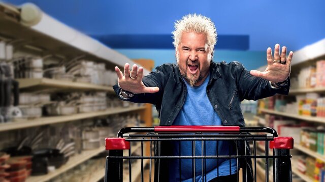 Promotional image for cooking show Guy's Grocery Games.