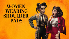 Women Wearing Shoulder Pads