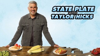 State Plate With Taylor Hicks