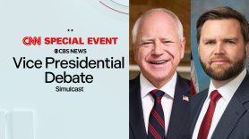 CNN Special Event: Vice Presidential Debate Hosted by CBS