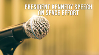 President Kennedy Speech on Space Effort