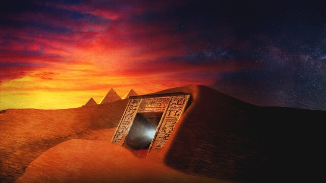 'Egypt's Unexplained Files' promo image