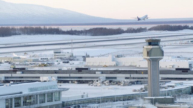 Ice Airport Alaska