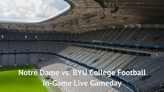 Notre Dame vs. BYU College Football In-Game Live Gameday