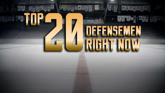 Top 20 Defensemen Right Now
