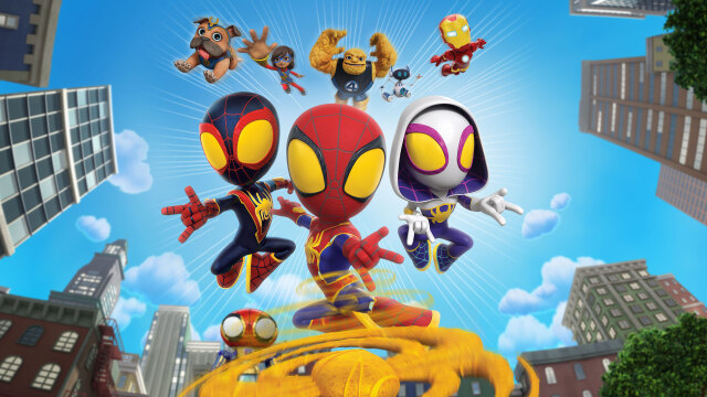 Promotional image for Disney Channel show Marvel's Spidey and His Amazing Friends