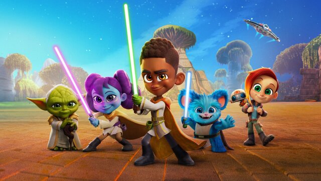 Promotional image for Disney Channel show Star Wars: Young Jedi Adventures