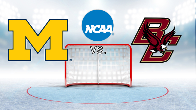 College Hockey NCAA Tournament: Michigan vs. Boston College (2024) on ...